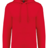 sweat à capuche rouge